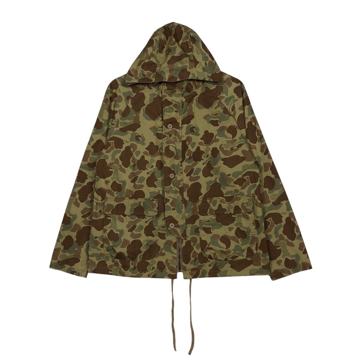 Japanese Brand 📌Vintage Chore Biker Jacket Frog Skins Design Camouflage Size US M / EU 48-50 / 2 - 2 Thumbnail