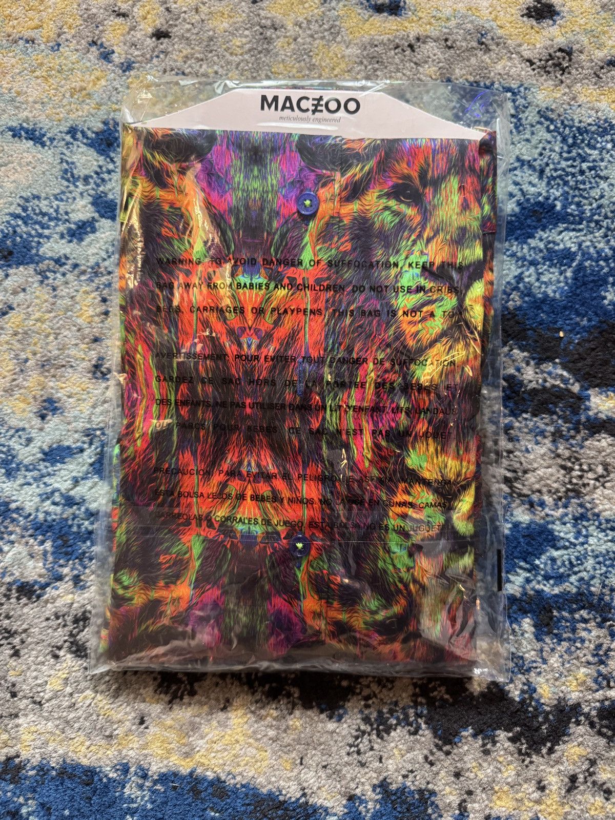 Maceoo Maceoo Fibonacci Trippy Lion LS Shirt Size US XL / EU 56 / 4 - 4 Thumbnail