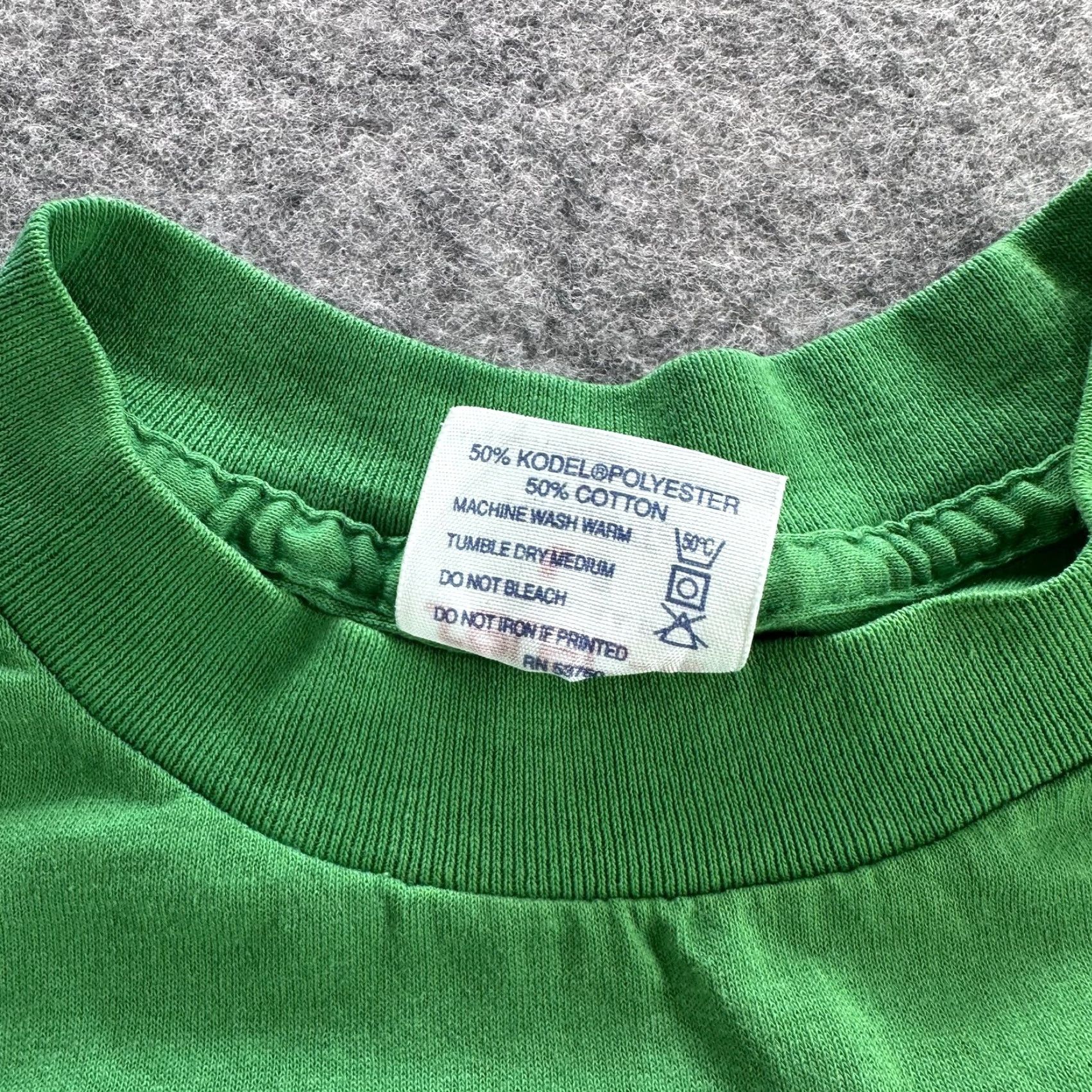 TEE JAYS VINTAGE St. Bernard C.Y.O. Shirt Mens XL Green 32 Single Stitch Made USA 80s Size US XL / EU 56 / 4 - 5 Thumbnail