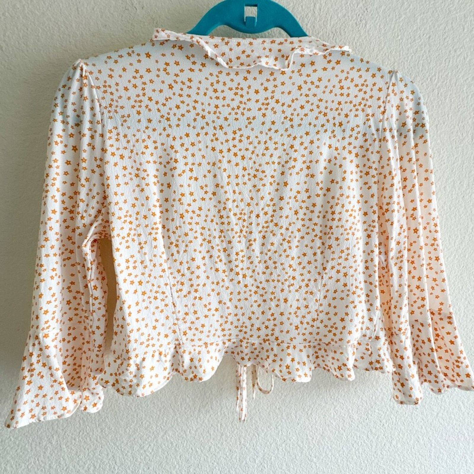 For Love & Lemons For Love and Lemons Cropped Aurora tie top Orange Small Size S / US 4 / IT 40 - 7 Thumbnail