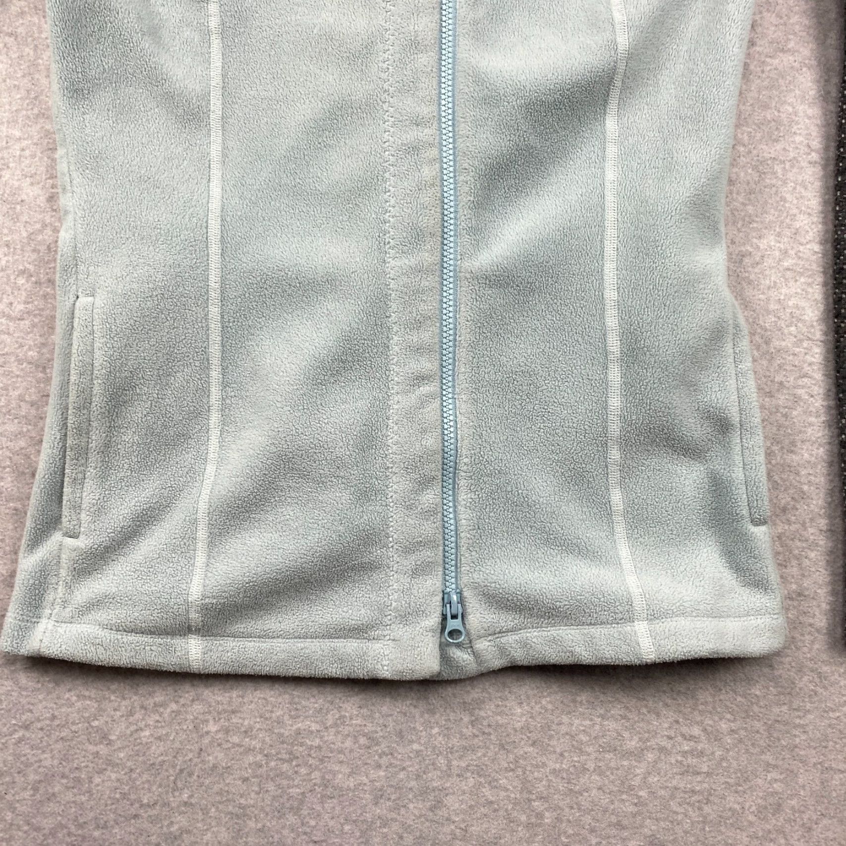 Prana prAna Full Zip Sweater Womens Small Blue Mock Neck Zip Pocket Fleece Button Zipper All Seasons Athleisure Size S / US 4 / IT 40 - 3 Thumbnail