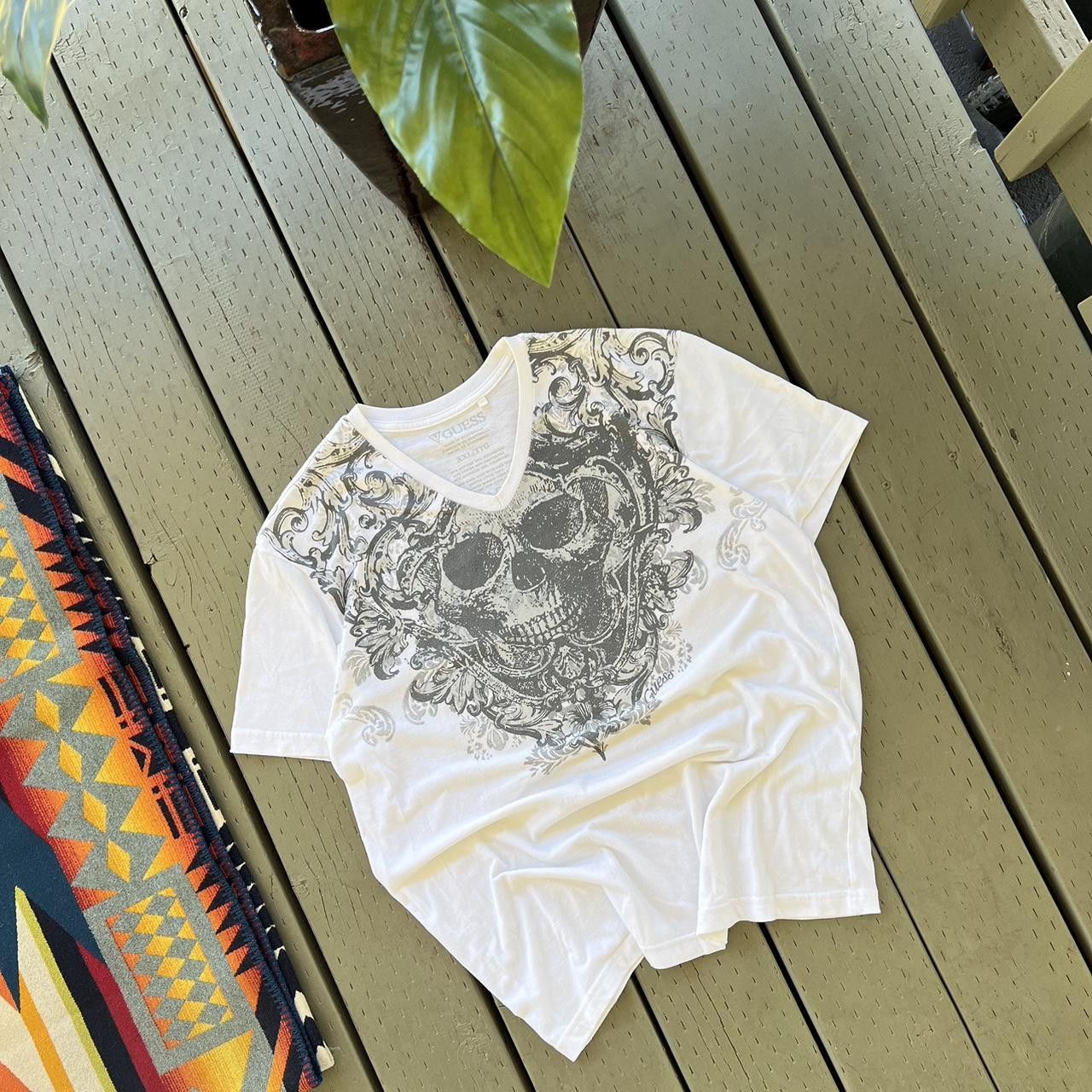 Vintage Vintage Skull T Shirt Size US XXL / EU 58 / 5 - 1 Thumbnail