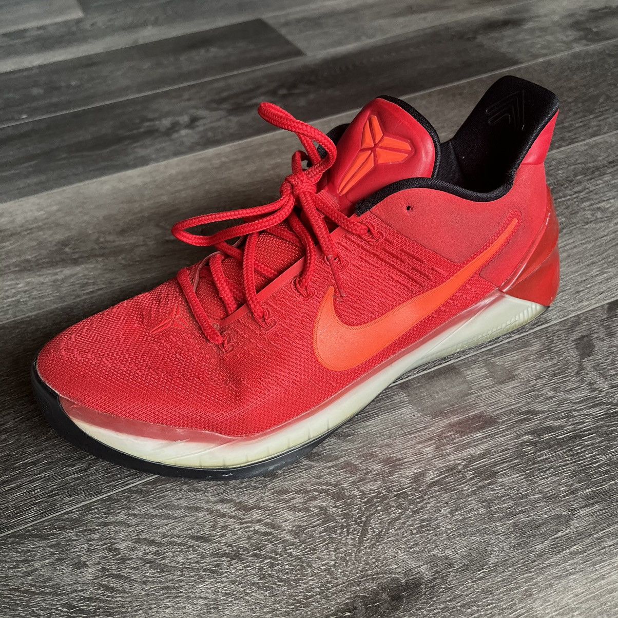 Nike Vintage Nike Kobe A.D. University Red Low Basketball Shoes Size US 10.5 / EU 43-44 - 10 Thumbnail