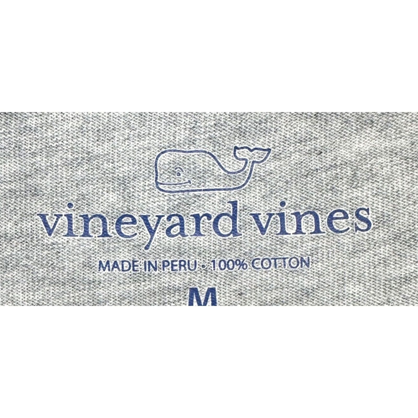 Vineyard Vines Vineyard Vines Sweatshirt Shirt Mens Medium Grey Graphic Print Crew Neck Pullover Size US M / EU 48-50 / 2 - 6 Thumbnail
