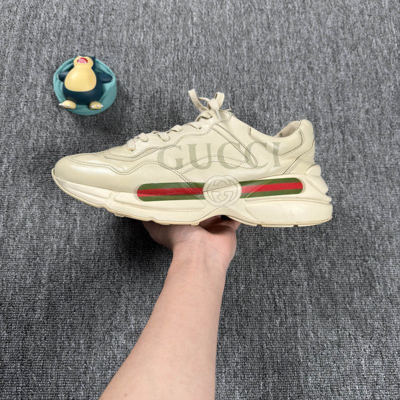 Gucci Gucci Rhyton Logo Low-Top Dad Sneakers - Size US 11 / EU 44 - 9 Thumbnail