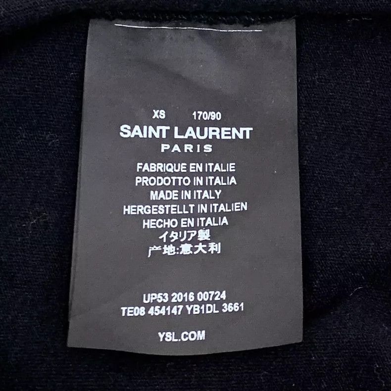 Saint Laurent Paris Saint Laurent Black Shark Print T-Shirt XS-2507 Size US XS / EU 42 / 0 - 4 Thumbnail