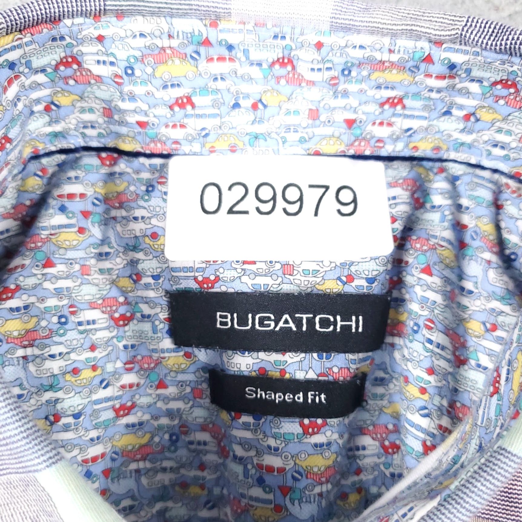 BUGATCHI Bugatchi Uomo Shirt Mens Small Blue Plaid Button-Up Long Sleeve Regular Fit Casual Dress Shirt Adult Small Blue Plaid Mens Size US S / EU 44-46 / 1 - 7 Thumbnail