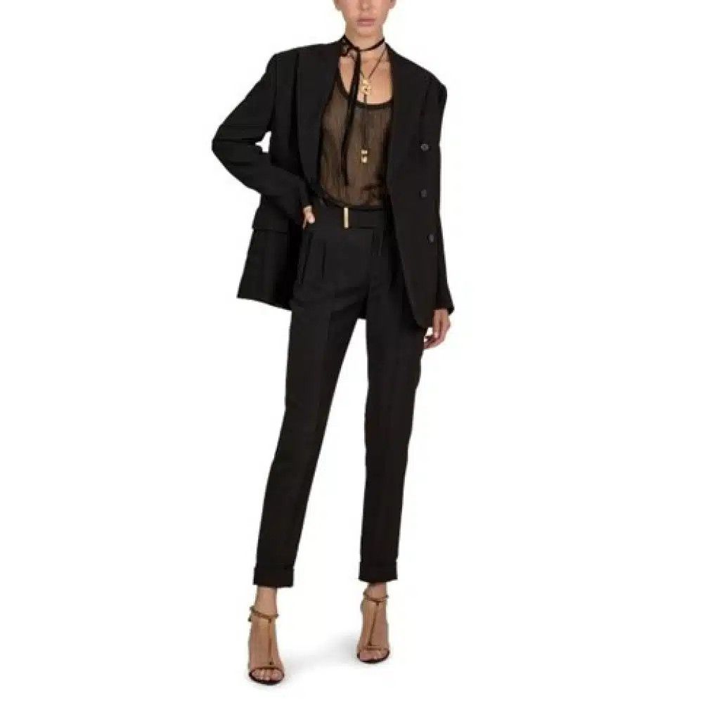 Tom Ford o1loc1c1224 PAW494 Pant in Black Size 27" / US 4 / IT 40 - 2 Thumbnail