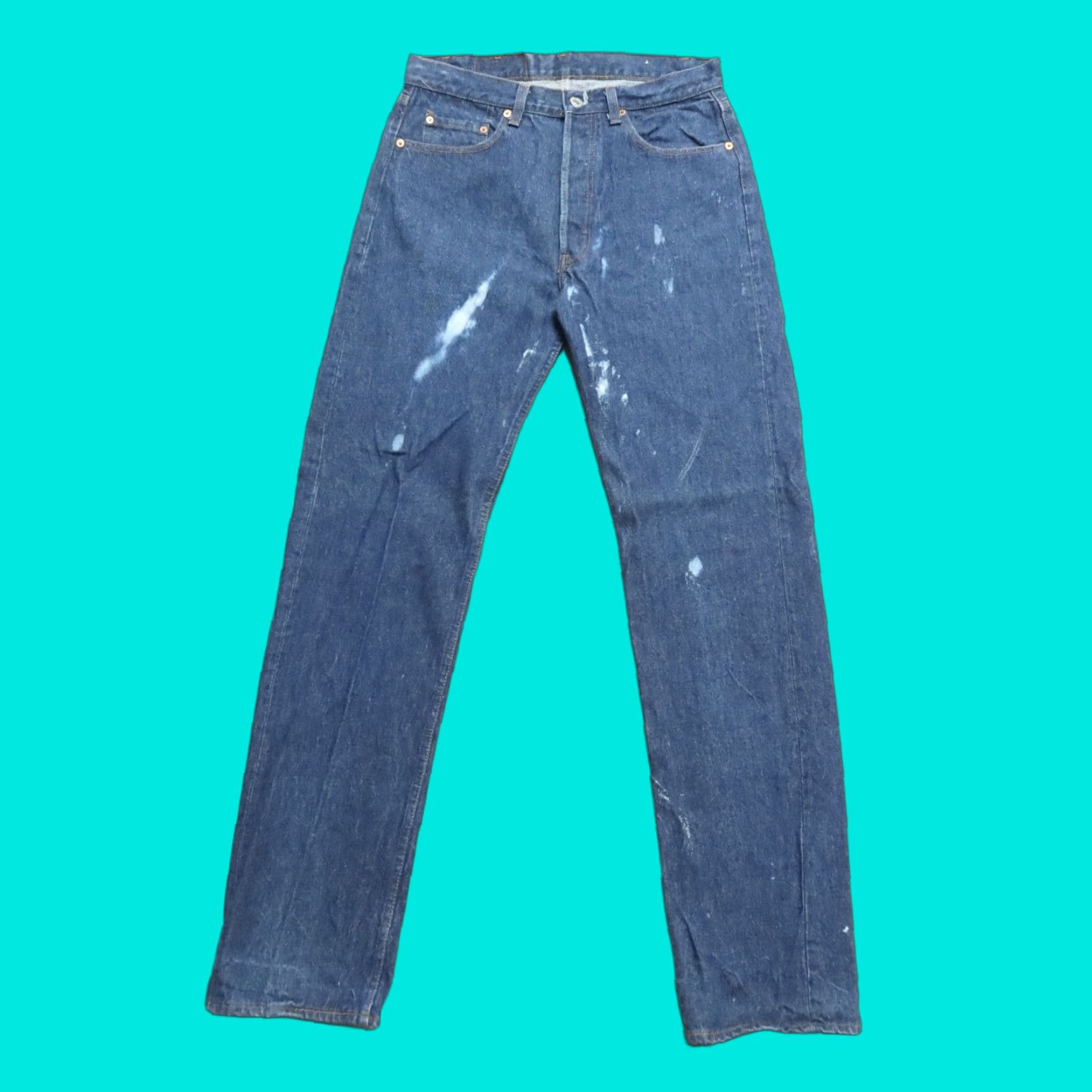 Levi's VINTAGE Levi's Jeans 501 Denim Jeans Dark Wash 30 34 Men Size 30 Dark Wash Jeans 90s Levi's Mens Size US 30 / EU 46 - 1 Thumbnail