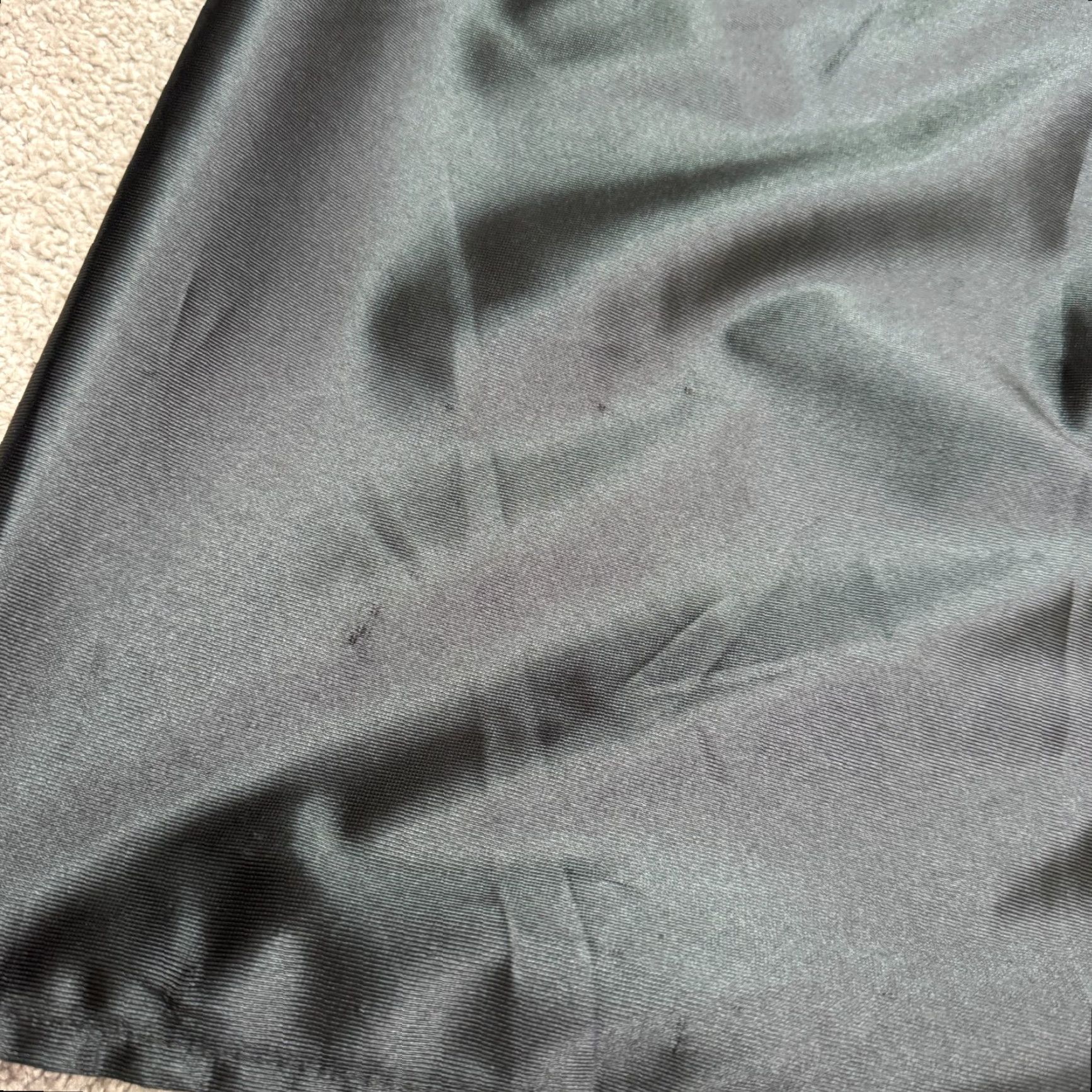 Vintage VINTAGE Graduation Satin Robe Gown Unisex Adult Black Red 5'9-5'11 Ceremony Formal Size ONE SIZE - 4 Thumbnail