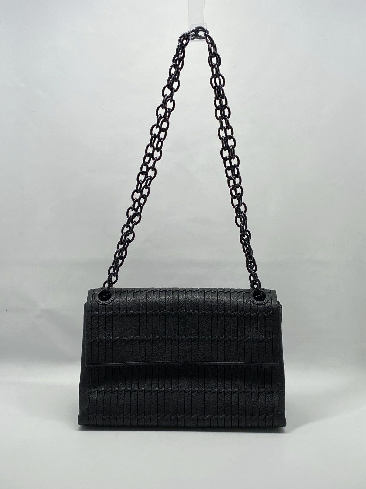Nancy Gonzalez Nancy Gonzalez Madison Woven Leather Shoulder Bag Size ONE SIZE - 5 Thumbnail
