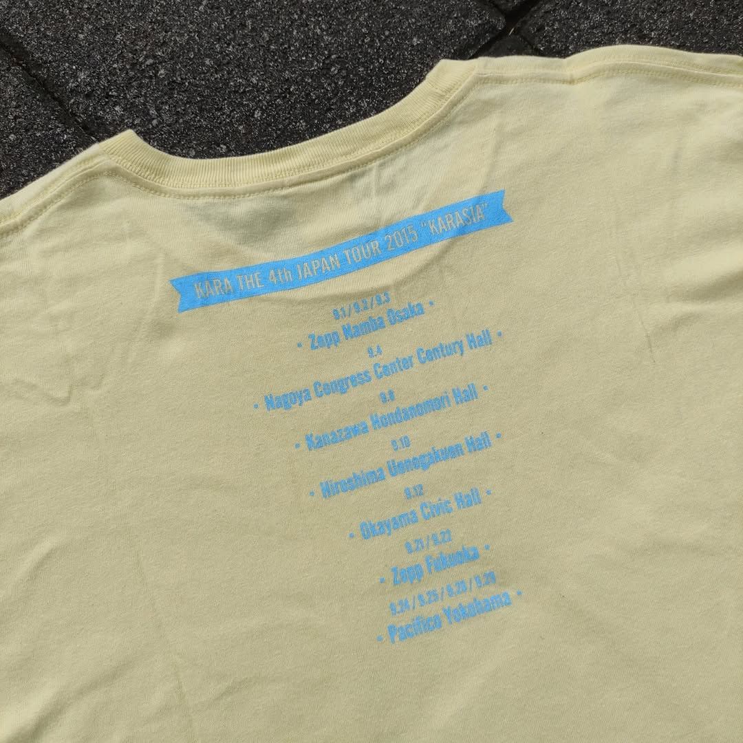 Band Tees KARA Japan Tour 2015 KARASIA Tee Size US XL / EU 56 / 4 - 4 Thumbnail