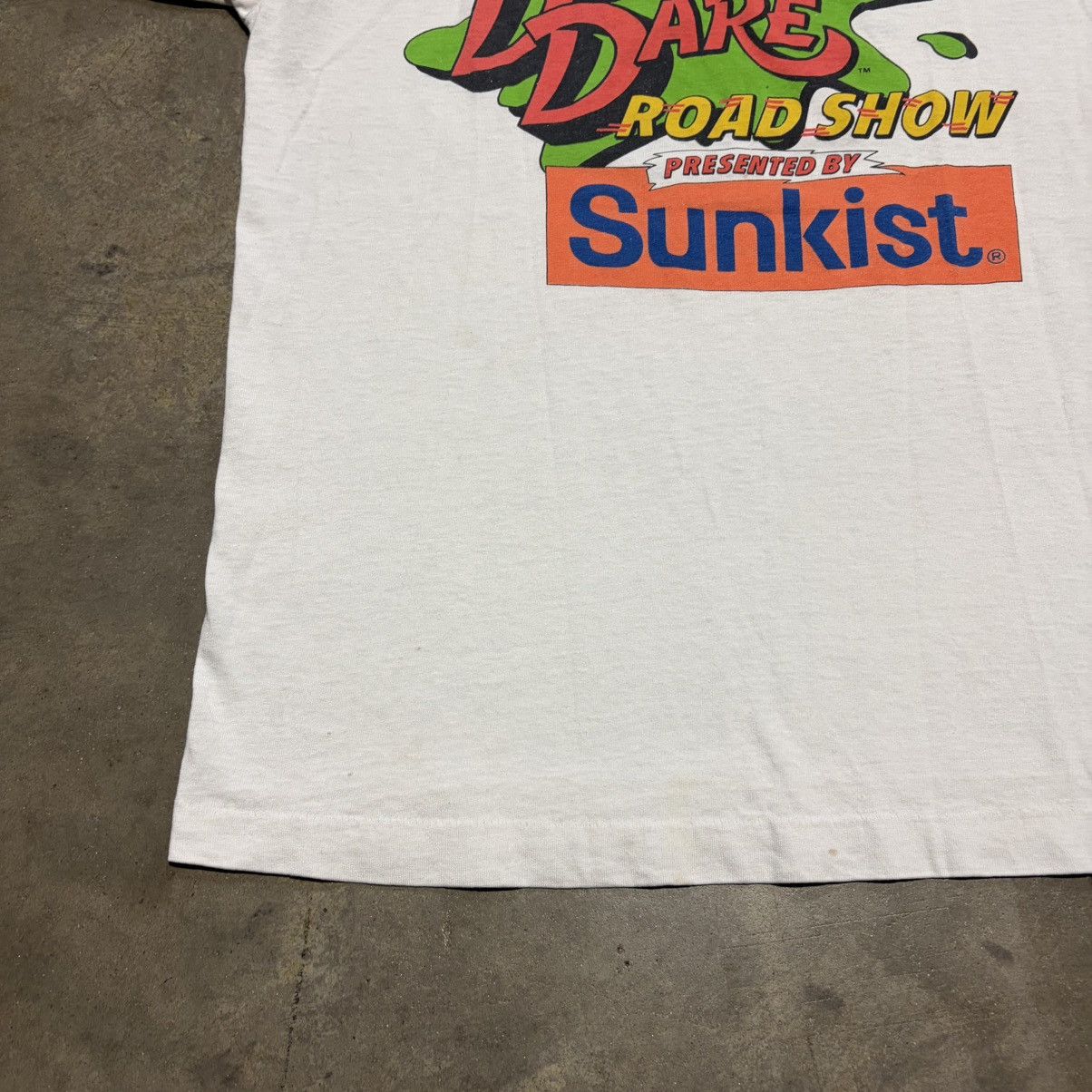 Nickelodeon Vintage Double Dare Nickelodeon Promo T Shirt Sunkist 80s Size US L / EU 52-54 / 3 - 5 Thumbnail