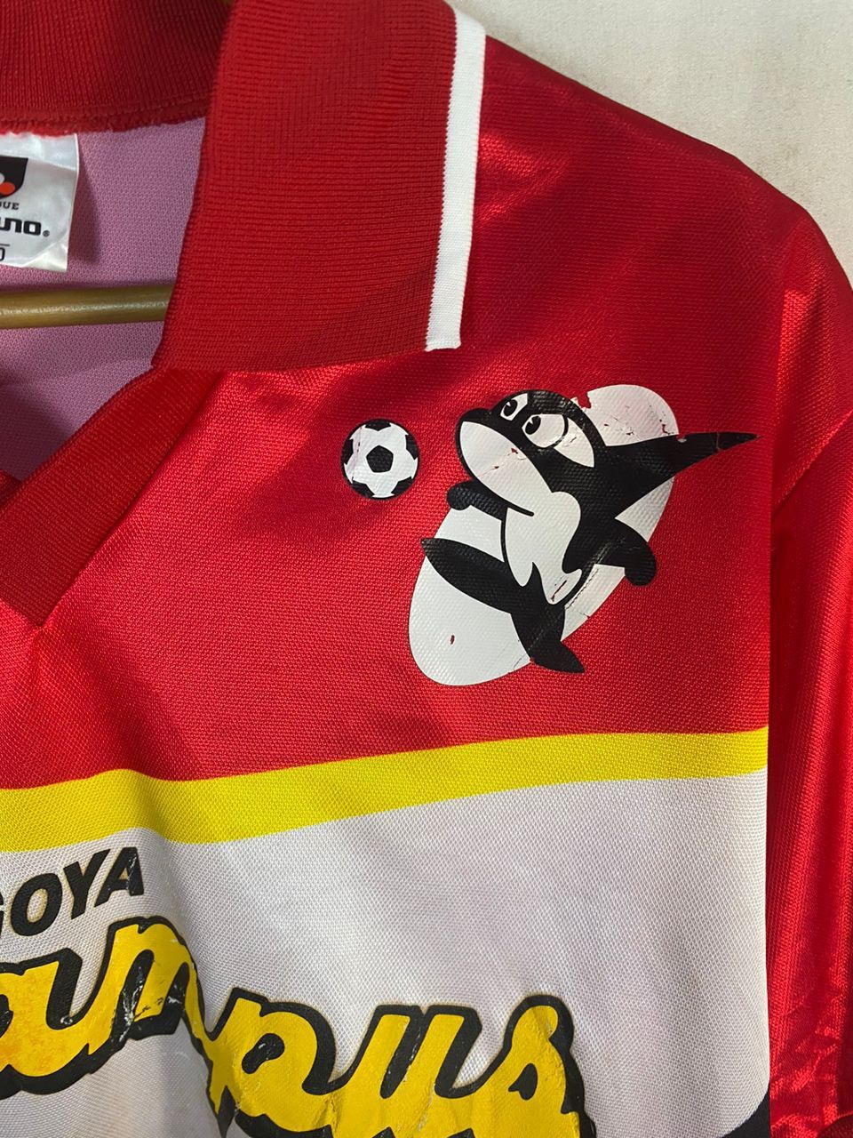 Mizuno × Vintage Vintage Nagoya grampus 1991/92 jersey shirt by mizuno Size US L / EU 52-54 / 3 - 4 Thumbnail