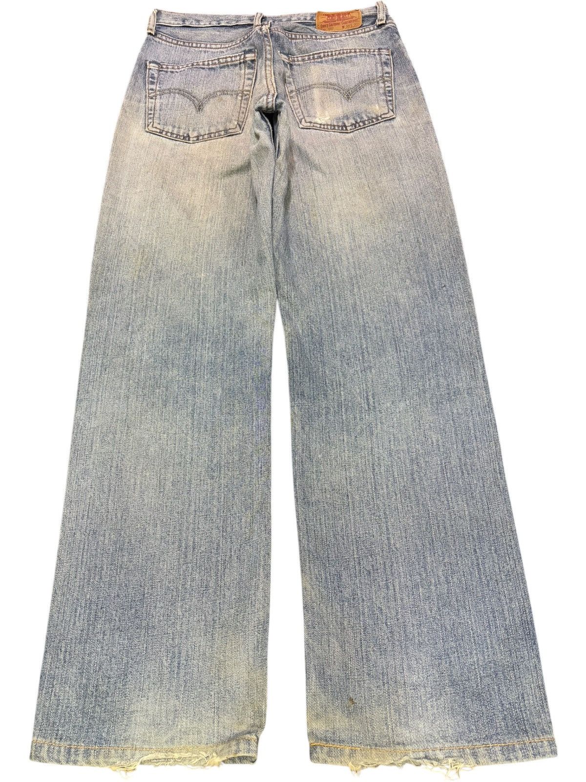 Levi's Vintage 90s Levis 502 Mud Wash Distressed Jeans Size US 28 / EU 44 - 2 Thumbnail