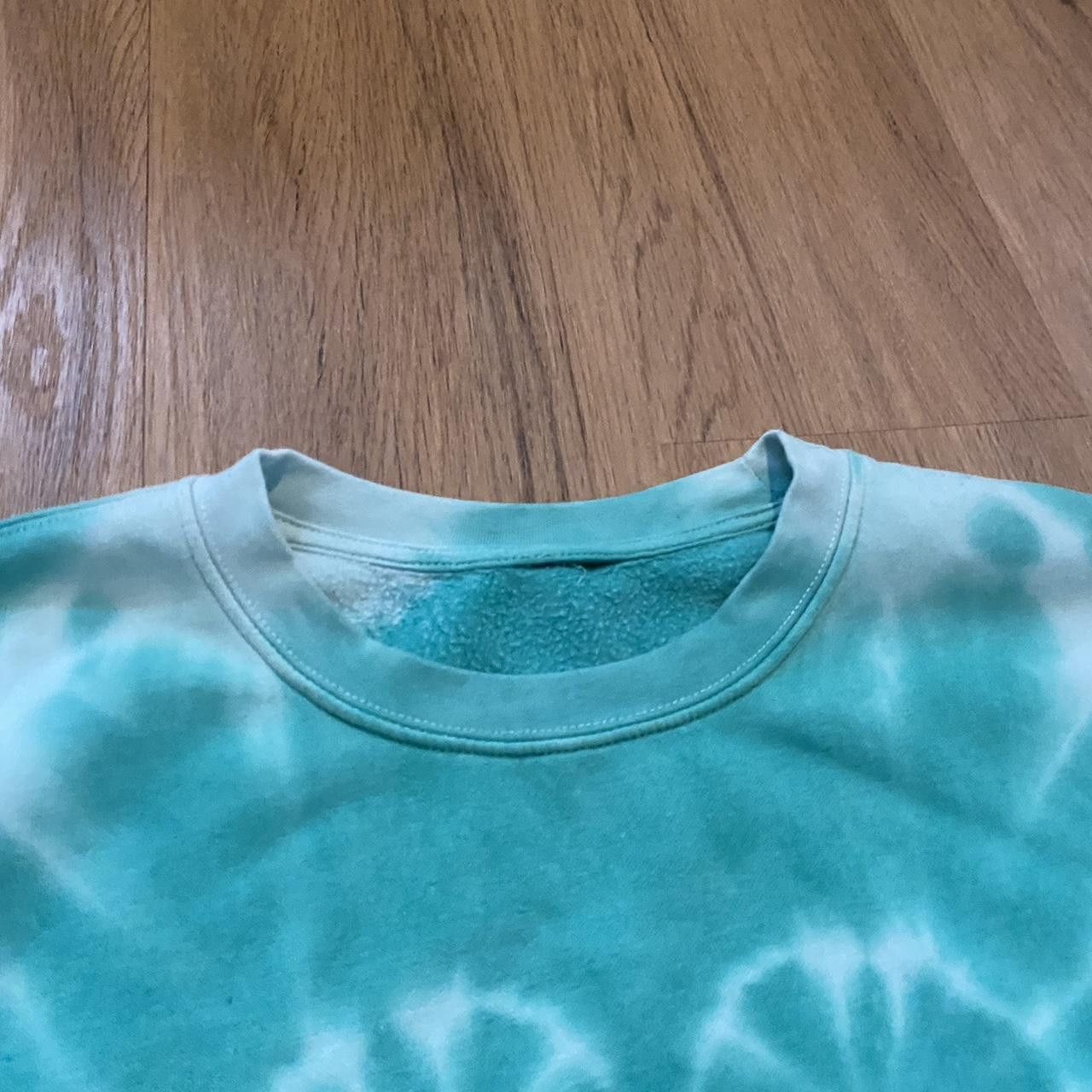 Other Green and white tie-dye sweatshirt #tiedye Boxy 90s Size US S / EU 44-46 / 1 - 4 Thumbnail