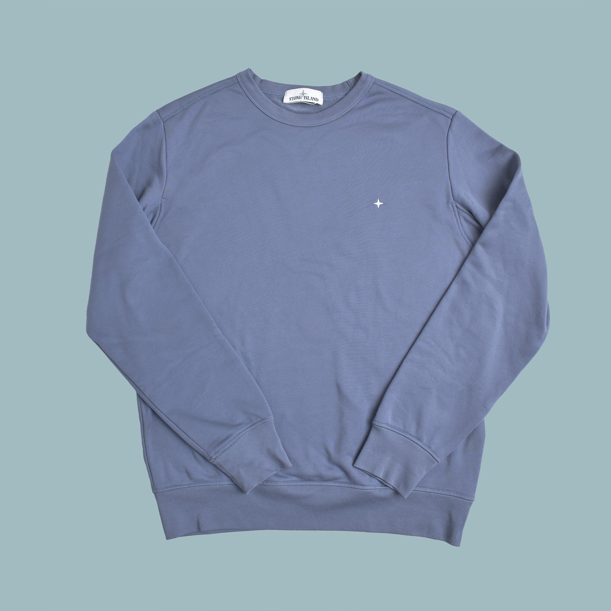 Stone Island STONE ISLAND LIGHT BLUE MENS CREWNECK SWEATSHIRT UNWORN Size US L / EU 52-54 / 3 - 1 Thumbnail