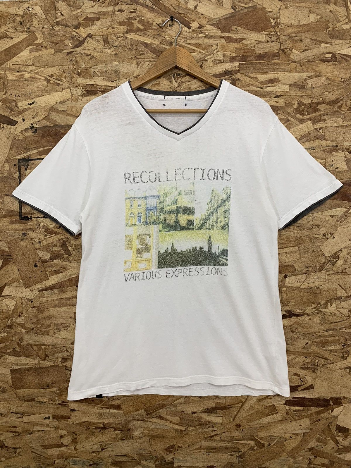 Japanese Brand × Vintage Recollections Various Expressions Y2K Poem Life Tee Size US M / EU 48-50 / 2 - 1 Thumbnail