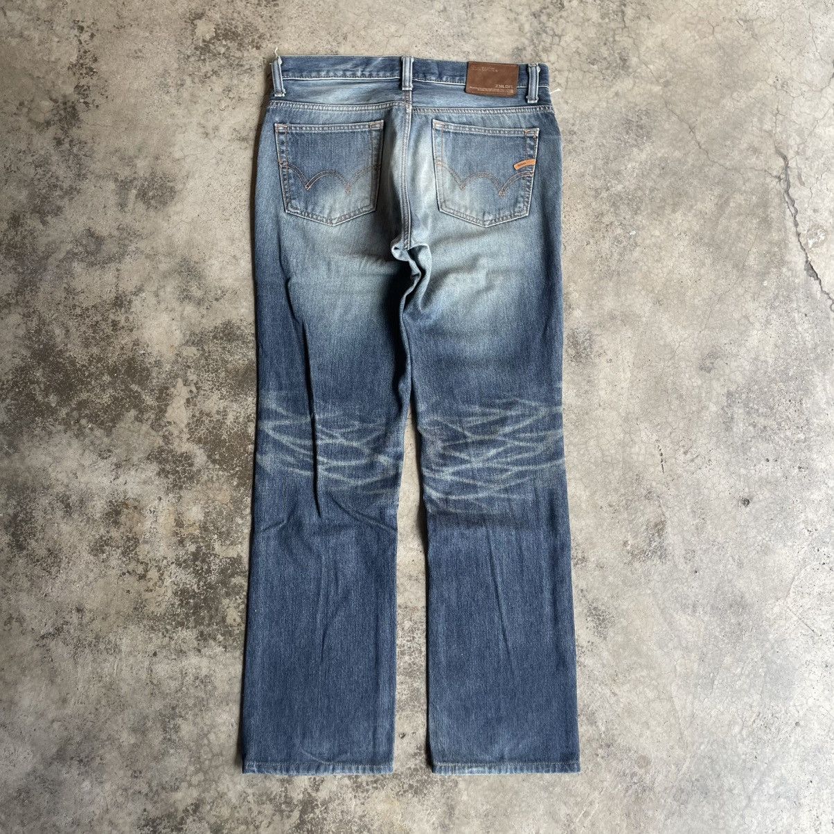 Edwin 🔥Vintage Edwin Zylon EZ503 Stoned Washed Denim Jeans Size US 35 - 4 Thumbnail