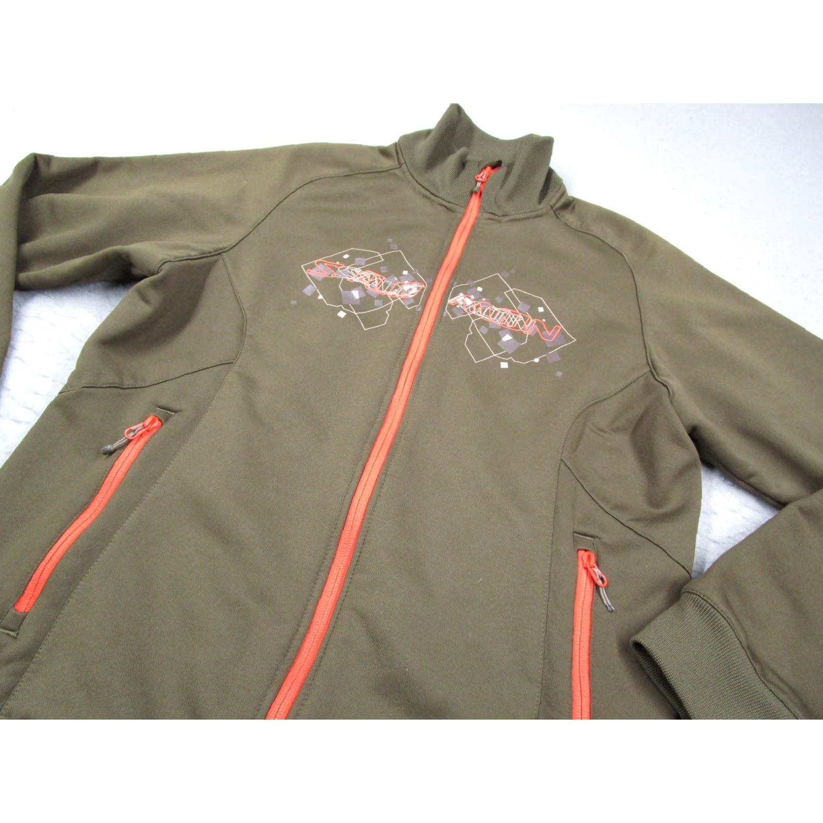 Salomon VINTAGE Salomon Jacket Mens Large Green ActiTherm Softshell Full Zip Hiking Athletic Size US L / EU 52-54 / 3 - 2 Thumbnail