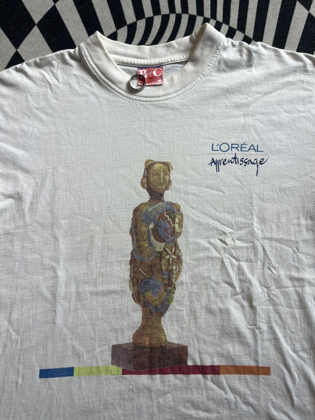 Arts & Science Vintage 90s/00s L'Oreal Apprentissage Art Promo T-Shirt Size US L / EU 52-54 / 3 - 5 Thumbnail