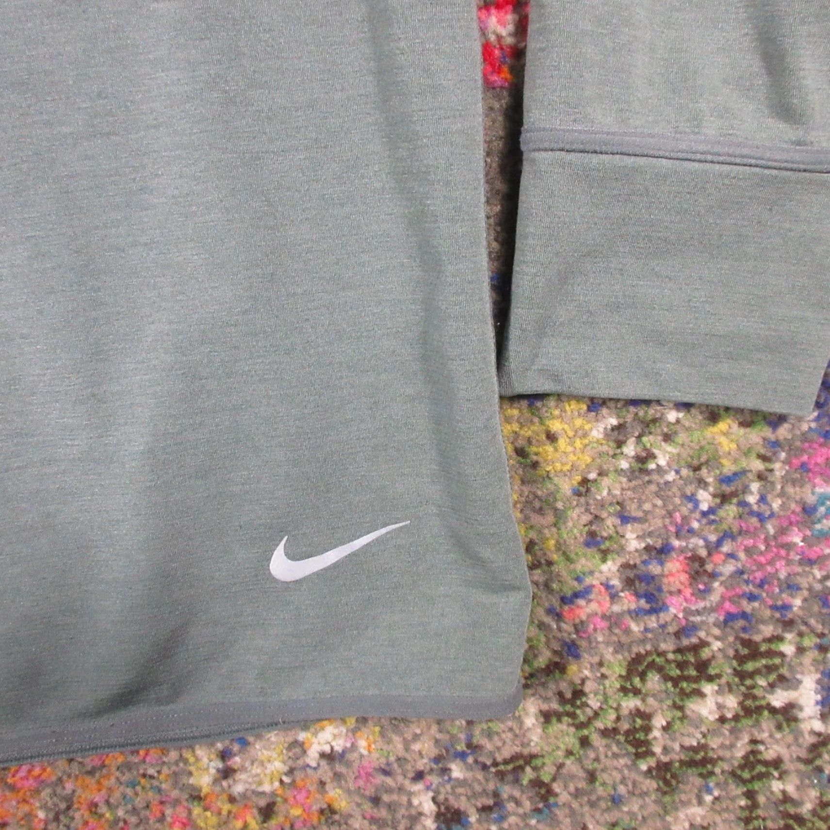 Nike Nike Dri-Fit Shirt Mens XL Green Long Sleeve Crew Neck Athletic Running & Jogging Size US XL / EU 56 / 4 - 4 Thumbnail