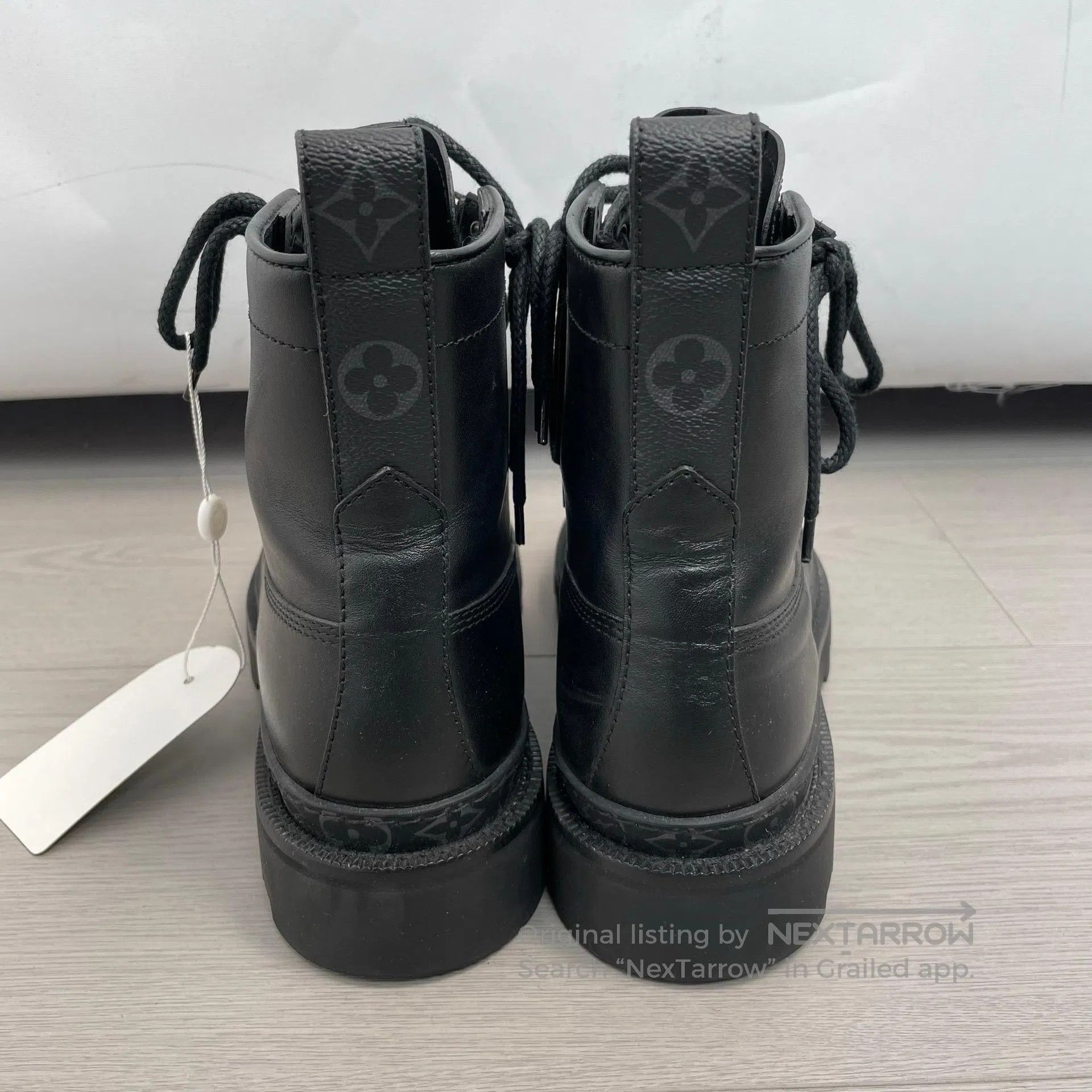 Louis Vuitton Louis Vuitton Black silver buckle leather shoes| Size US 6.5 / EU 39-40 - 2 Thumbnail