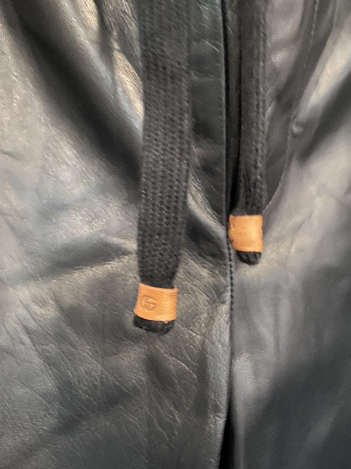 Gucci Gucci black leather jogger pants Size US 32 / EU 48 - 7 Thumbnail