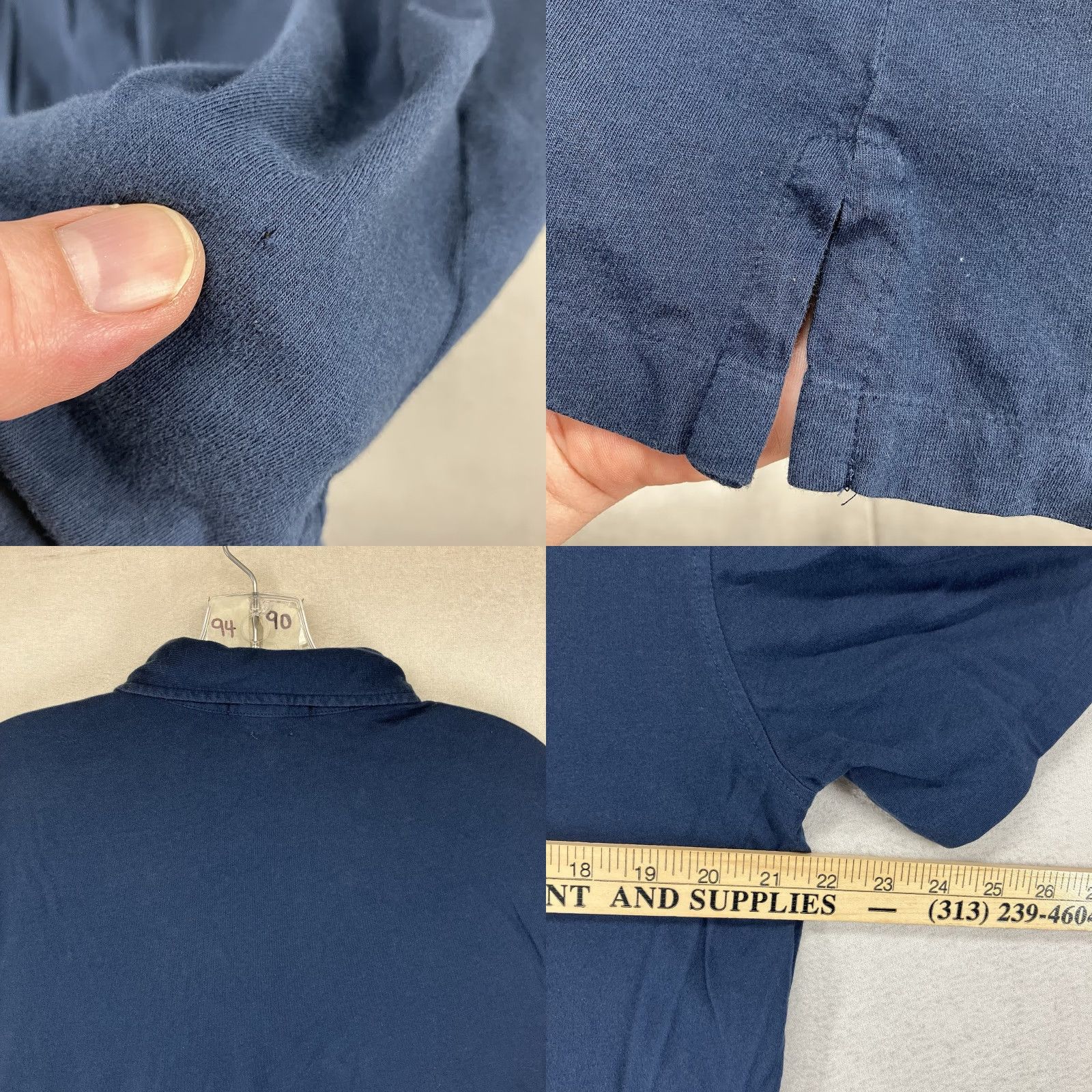 Polo Ralph Lauren Polo Ralph Lauren Shirt Men Medium Blue 100% Cotton Classic Fit Short Sleeve Logo Embroidered Button Collared Size US M / EU 48-50 / 2 - 8 Thumbnail
