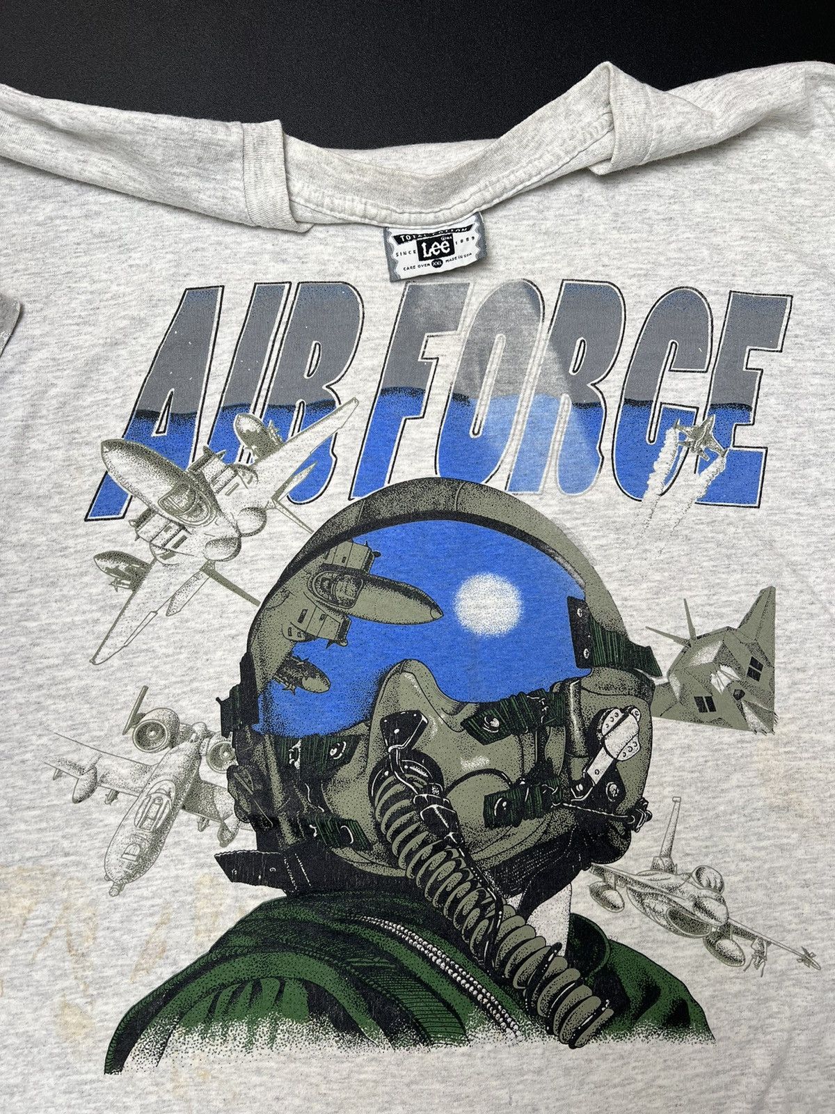Vintage Vintage airforce pilot t shirt size XXL Size US XXL / EU 58 / 5 - 1 Thumbnail