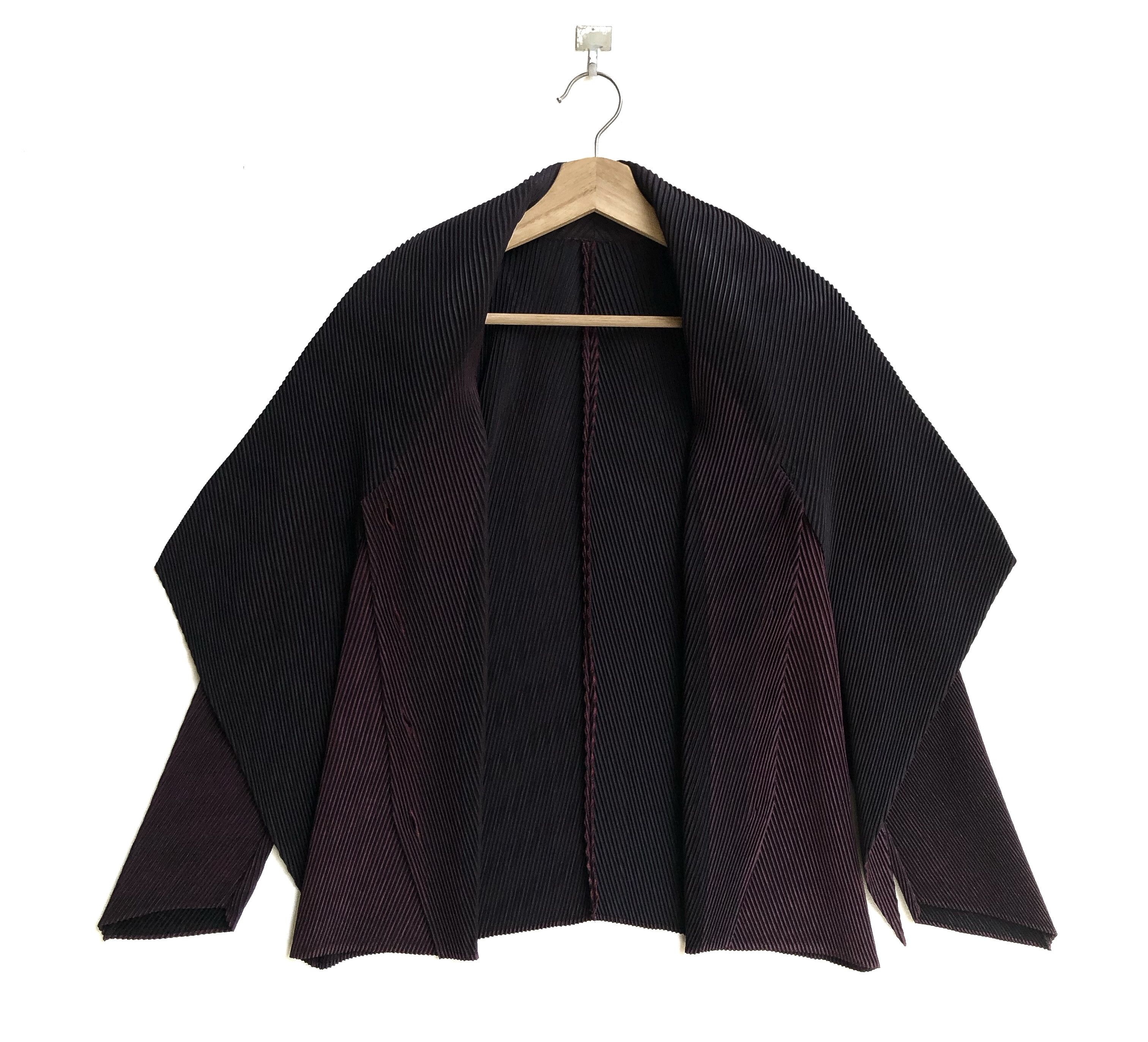 RARE🔥A/W2015 DRACULA DRAPE PLEATS LIGHT CARDIGAN JACKET