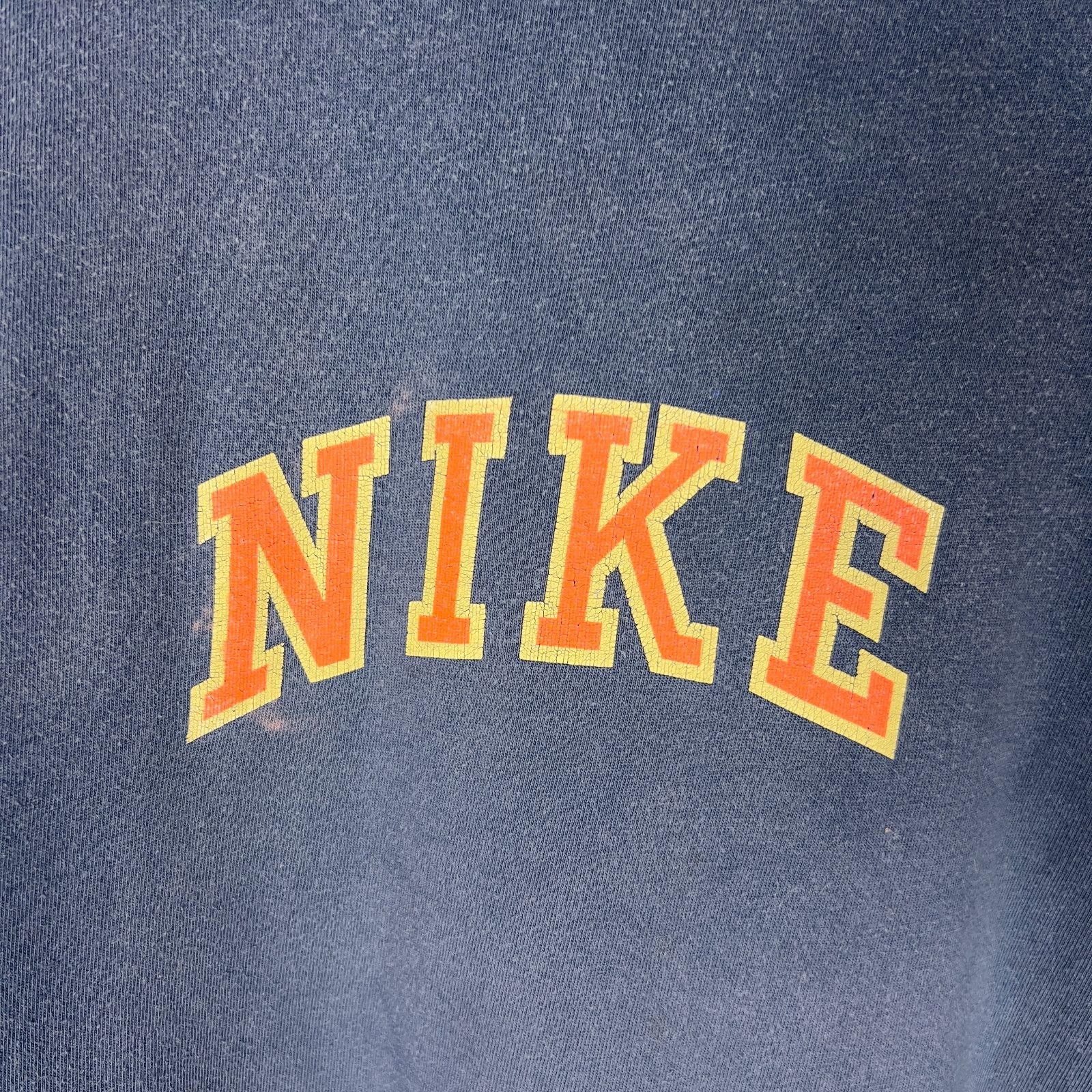 Nike Nike Vintage Tee Big Logo Men's Size XL Blue Cotton ` Size US XL / EU 56 / 4 - 4 Thumbnail