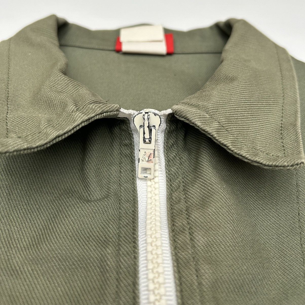 Japanese Brand × Vintage Vintage Adolphe Lafont Work Olive Zip Jacket Size US M / EU 48-50 / 2 - 6 Thumbnail