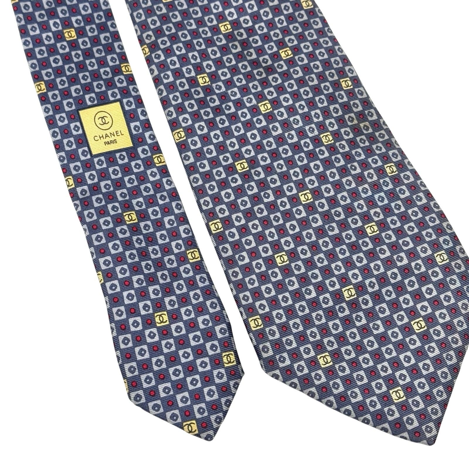 Chanel Chanel ‘CC’ Pattern Tie Size ONE SIZE - 4 Thumbnail