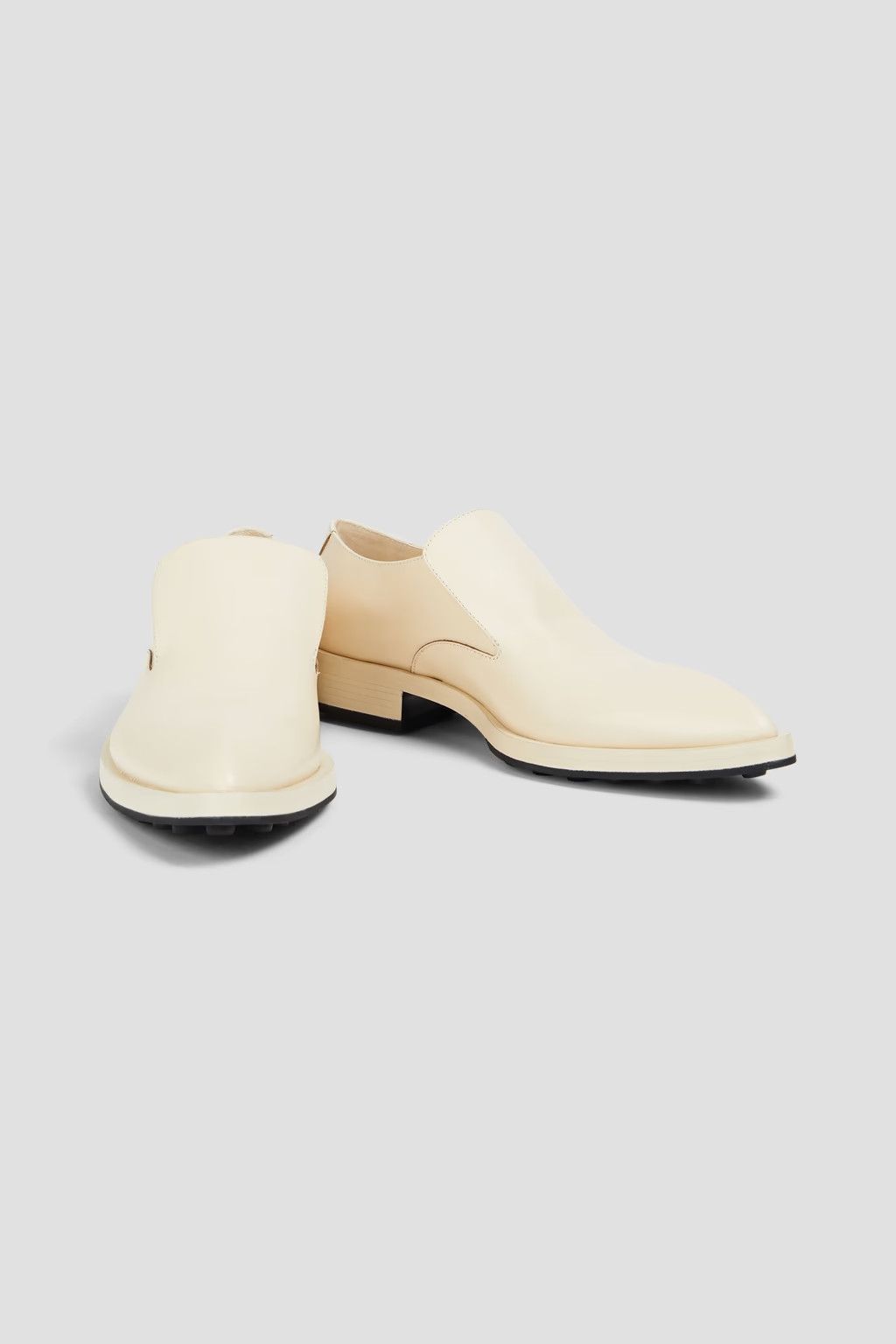 Jil Sander o1y1025 Leather Loafers in Cream Size US 6 / IT 36 - 4 Thumbnail