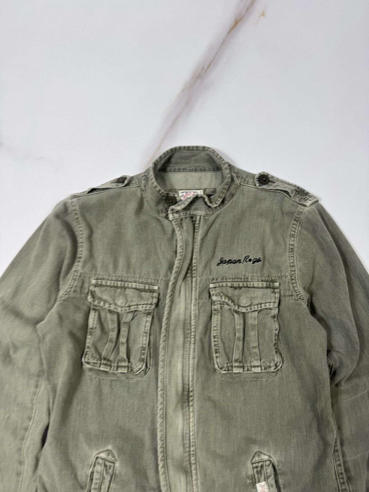 Japanese Brand Vintage Japan Rugs Green Military Jacket Size S / US 4 / IT 40 - 9 Thumbnail