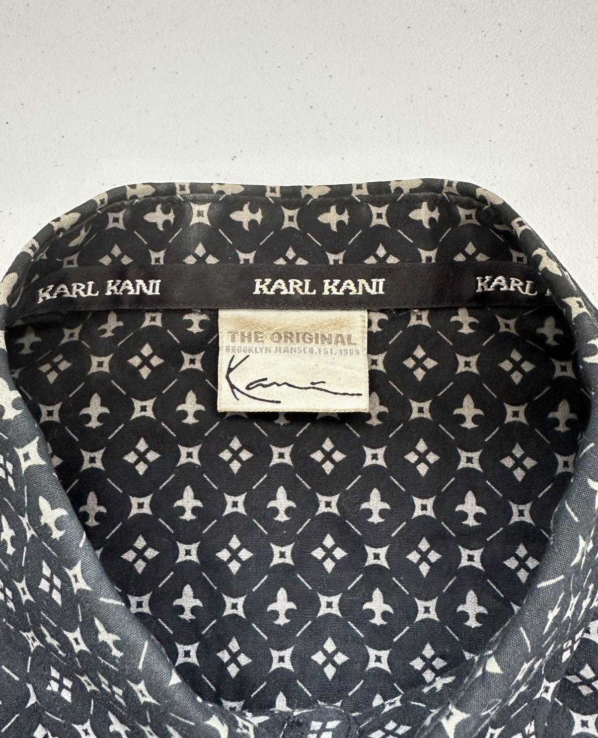 Karl Kani × Vintage Vintage Y2k Karl Kani Oversized Button Up Shirt Size US L / EU 52-54 / 3 - 5 Thumbnail