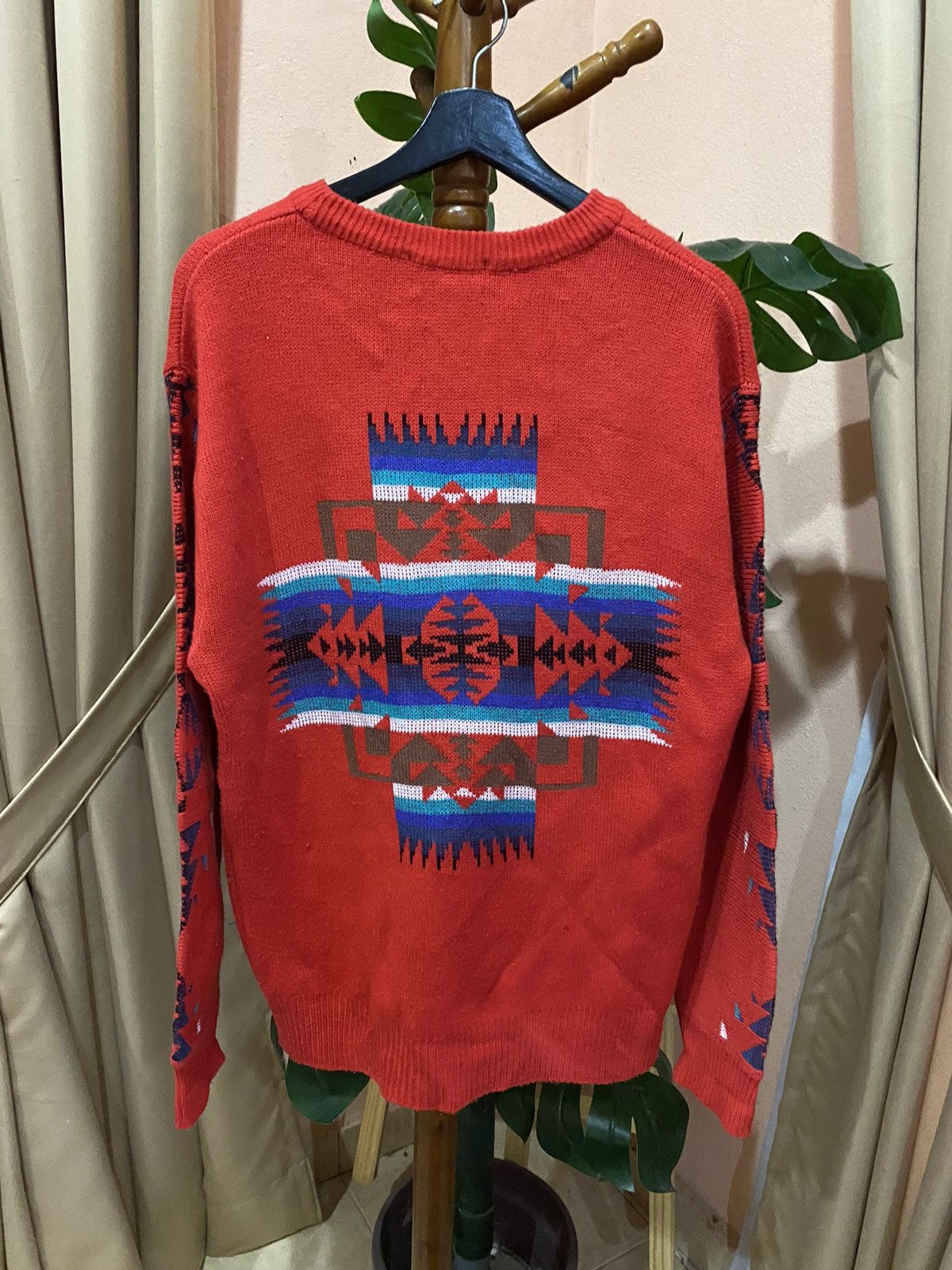 Vintage VINTAGE POWER OF THE PEOPLE NAVAJO KNITWEAR Size US L / EU 52-54 / 3 - 8 Thumbnail