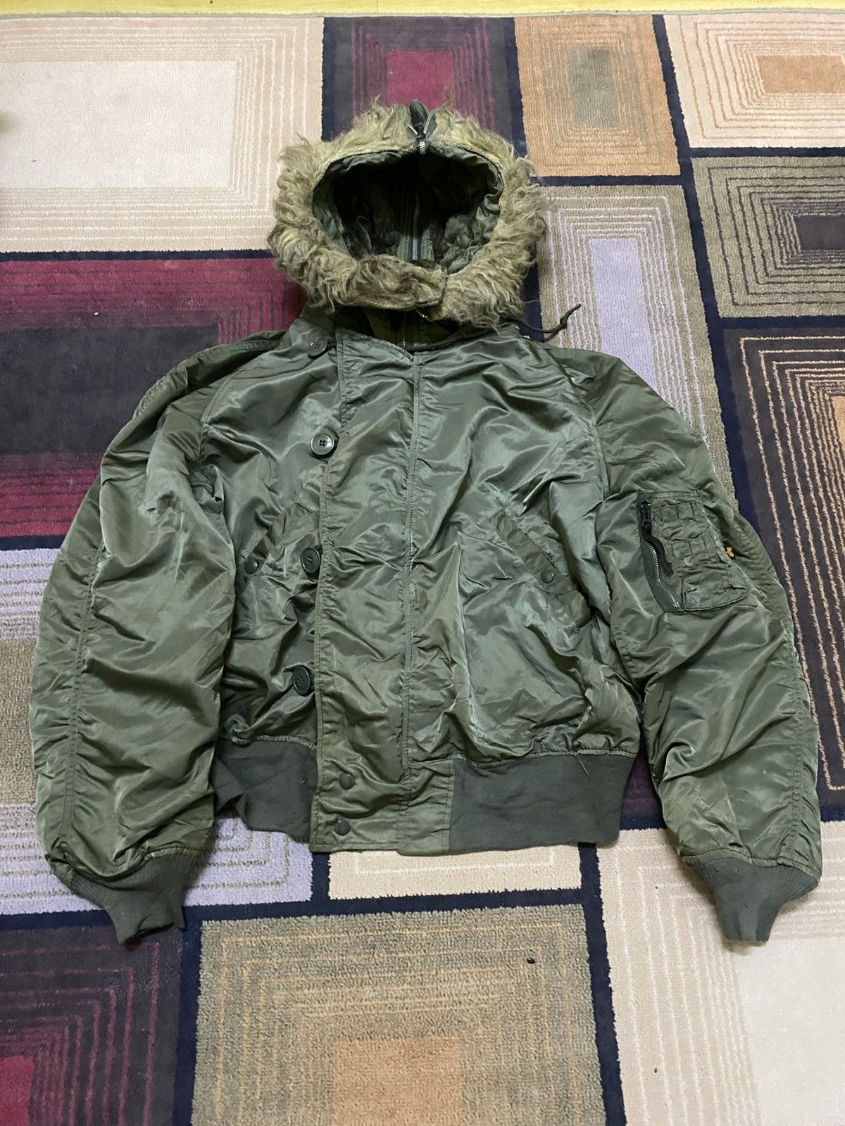 Alpha Industries VINTAGE N-28 JACKET APHA INDSUSTRIES ATTACHED HOODIES Size US L / EU 52-54 / 3 - 1 Thumbnail