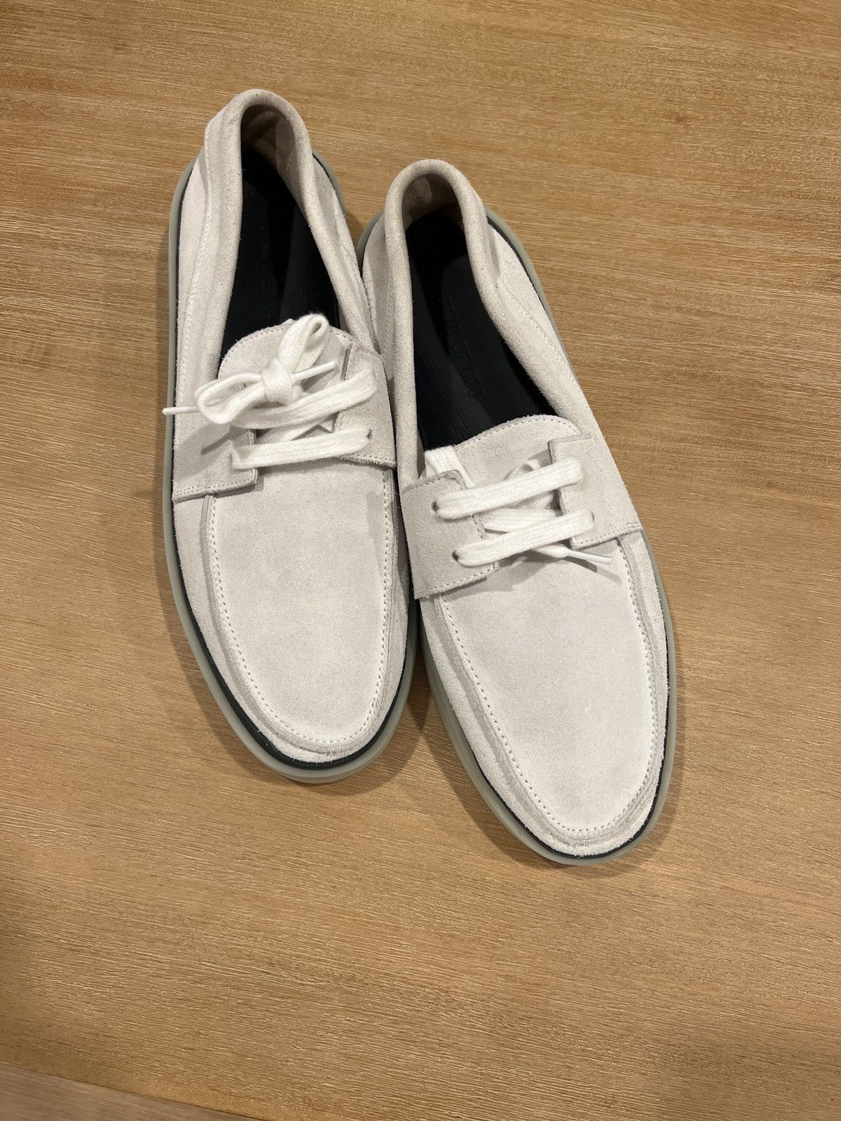 Fear of God Fear if God White Suede Boat Shoe Size 42 Size US 9.5 / EU 42-43 - 6 Thumbnail