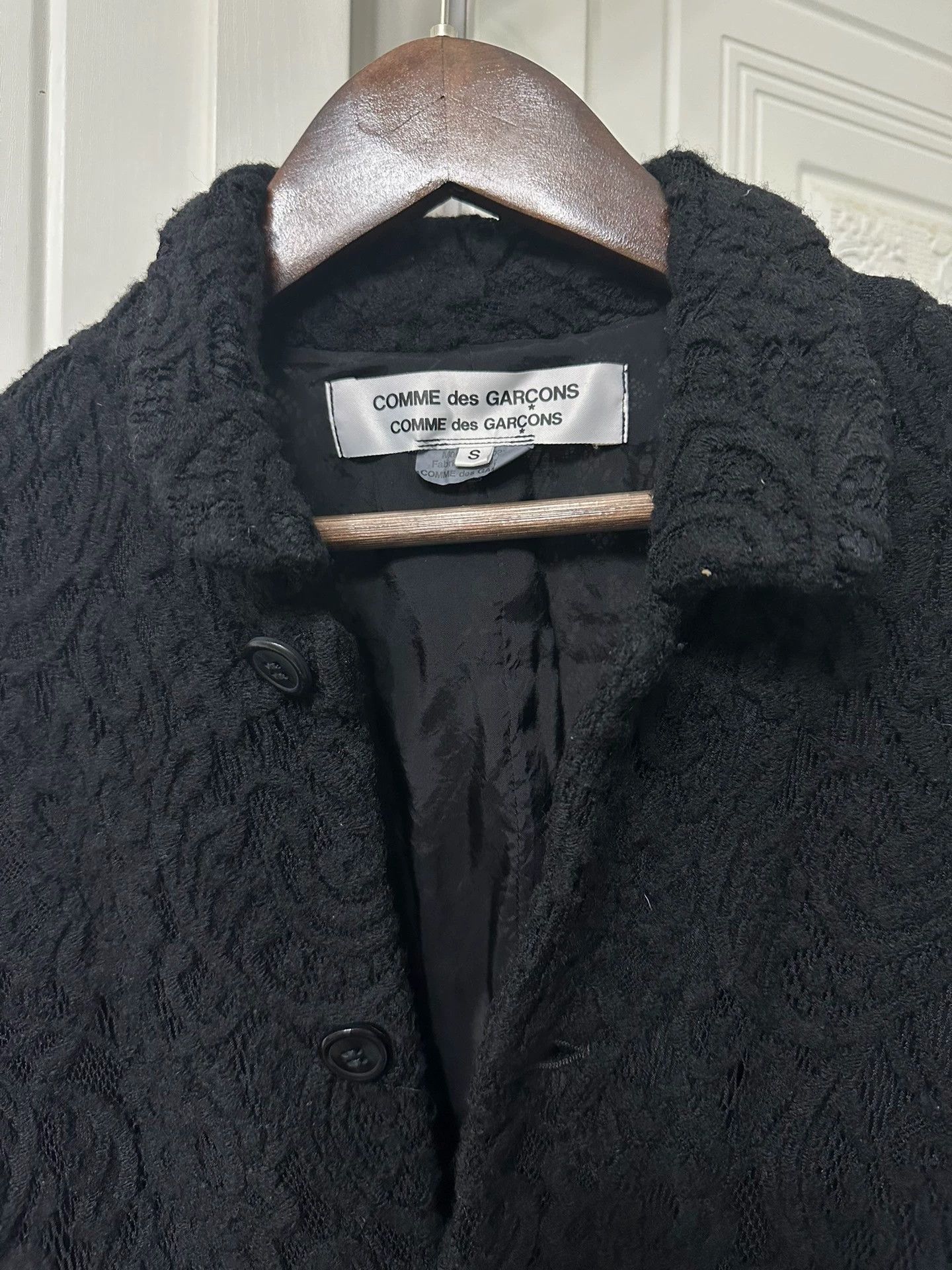 Comme des Garcons cdg Comme des Garçons woven wool coat Size S / US 4 / IT 40 - 3 Thumbnail