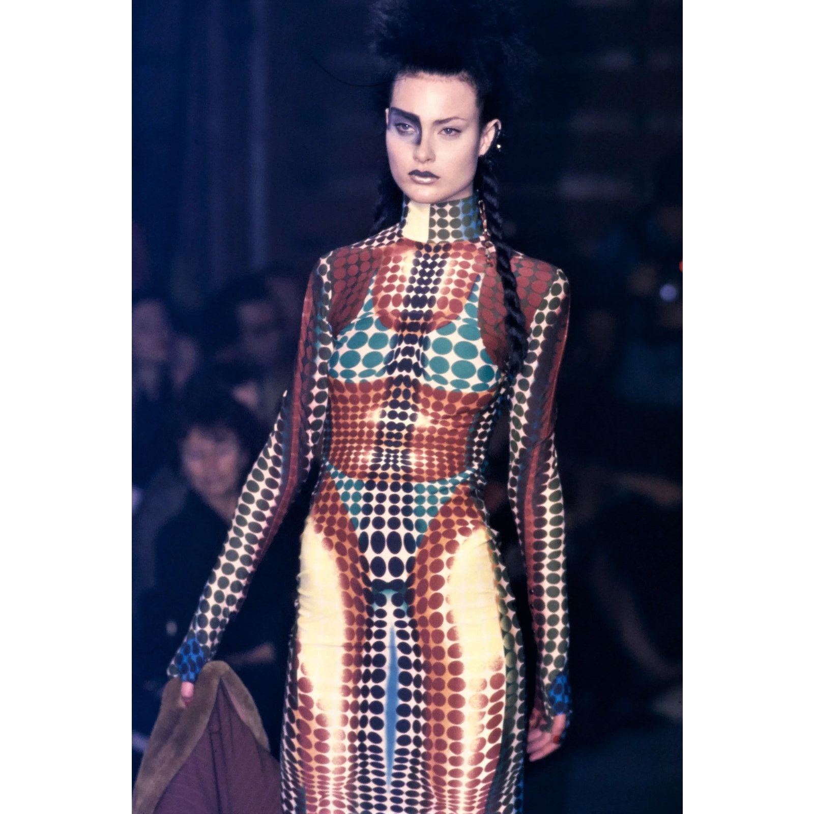 Jean Paul Gaultier F/W1995 Jean Paul Gaultier cyber dot mesh top Size S / US 4 / IT 40 - 2 Thumbnail