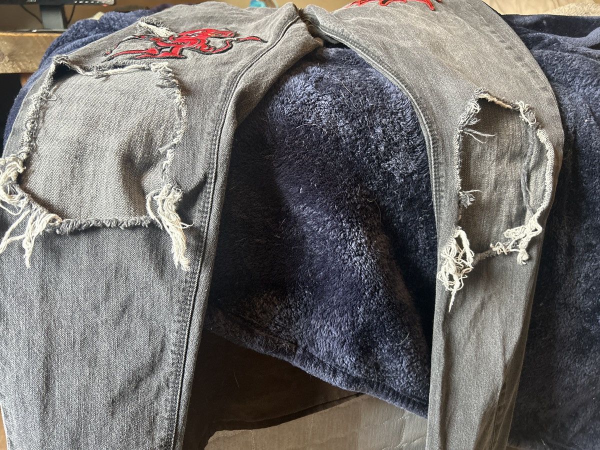 Ransom Clothing Ransom Clothing Co. Patched Distressed Jeans Size US 32 / EU 48 - 7 Thumbnail