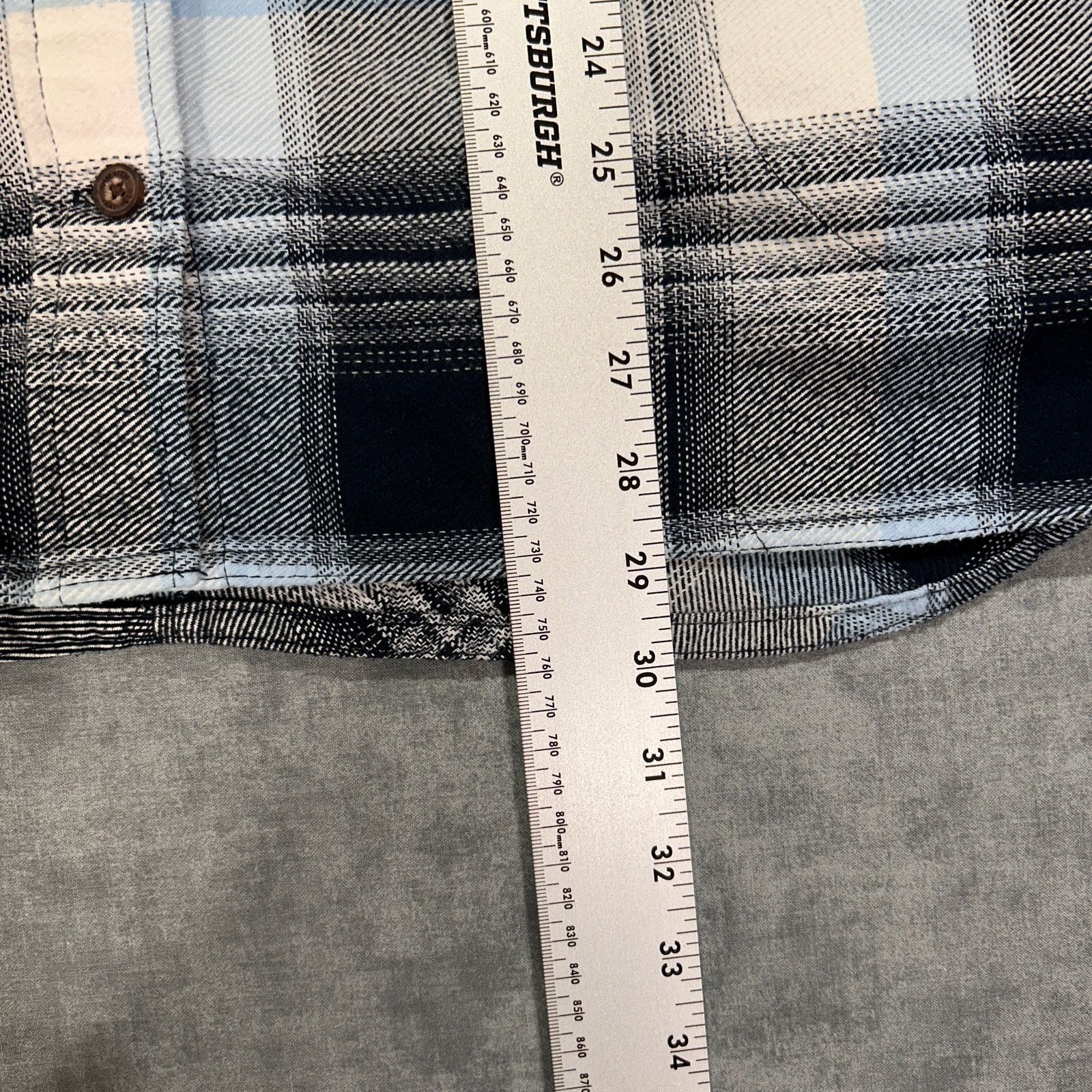 Duluth Trading Company Duluth Trading Co Folklore Flannel casual plaid shacket wm L Size L / US 10 / IT 46 - 7 Thumbnail