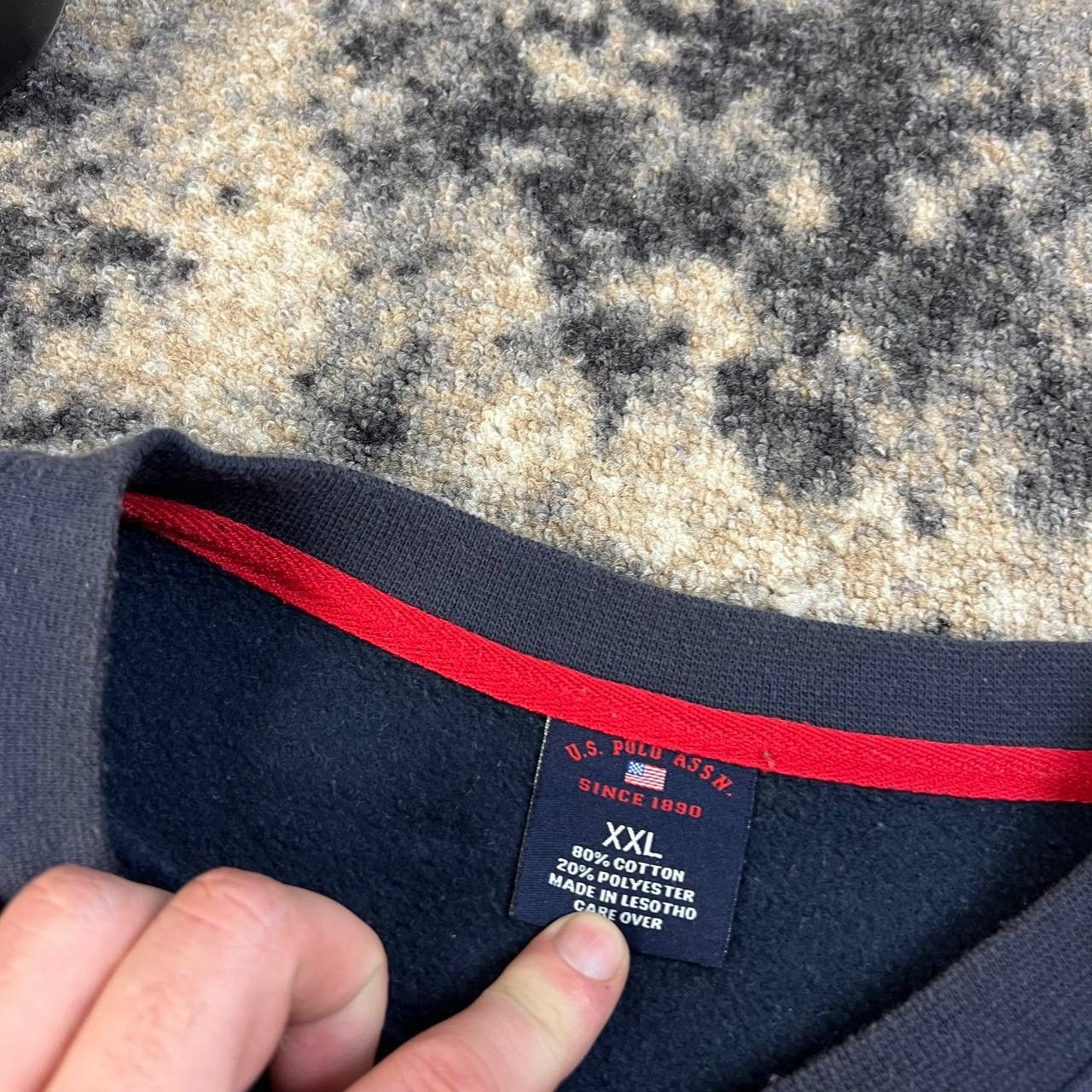 U.S. Polo Assn. Us Polo Assn Vintage Y2K Big Embroidered Logo Sweatshirt Size US XXL / EU 58 / 5 - 5 Thumbnail