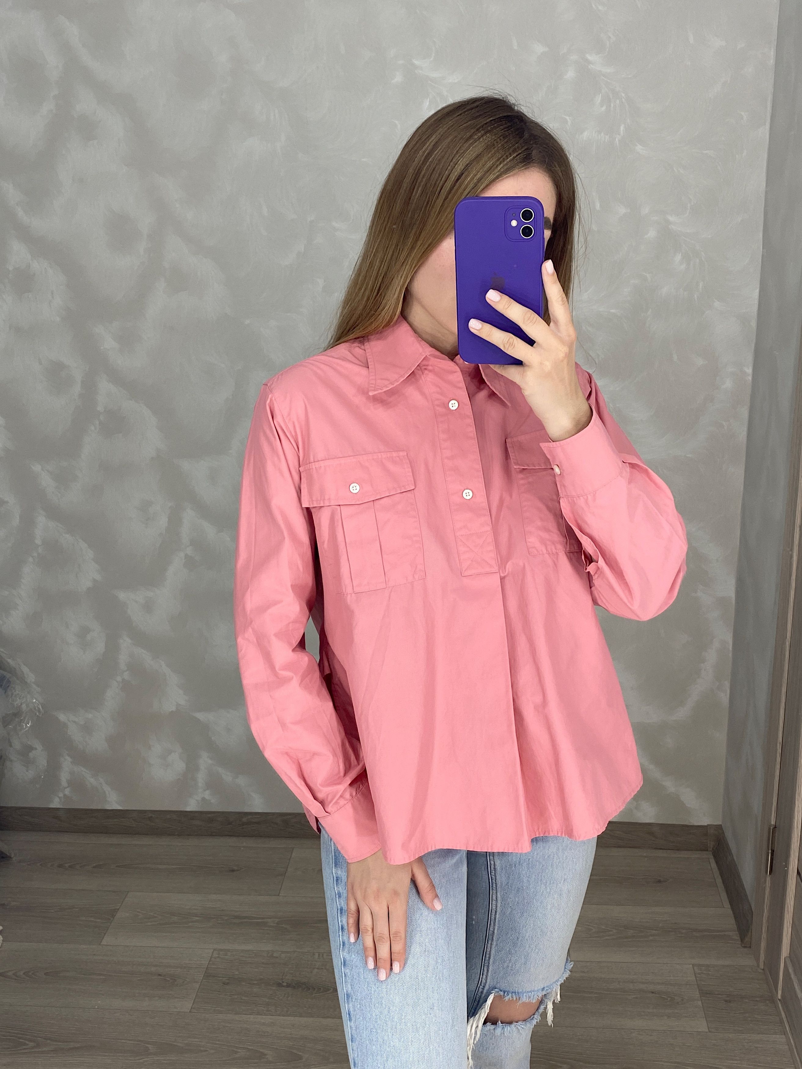 Designer × Plan C Plan C Shirt Women Pink Cargo Designer Size M / US 6-8 / IT 42-44 - 11 Thumbnail