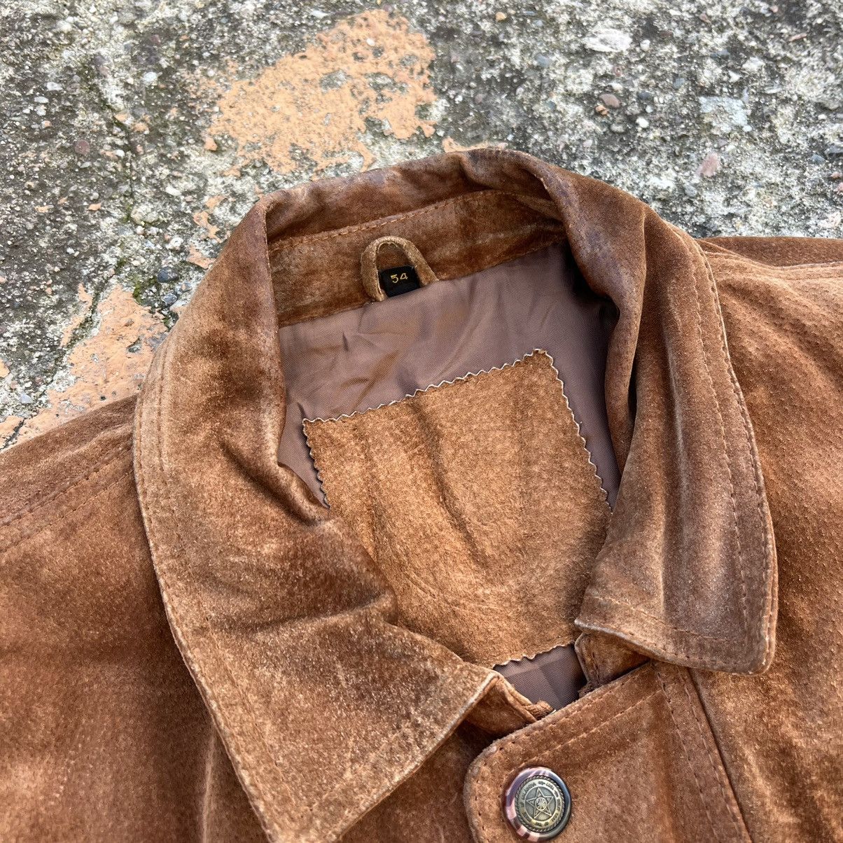 Leather × Vintage Vintage Genuine Real Leather Jacket High Quality Rock Punk Size US XL / EU 56 / 4 - 5 Thumbnail