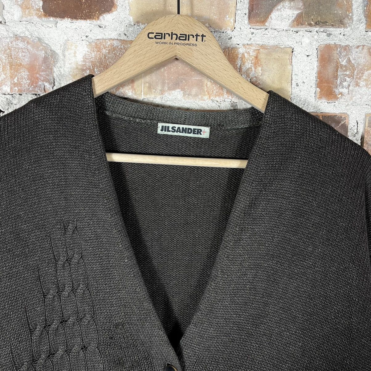 Jil Sander 1990 Cashmere Cardigan Brown Sweater 90s