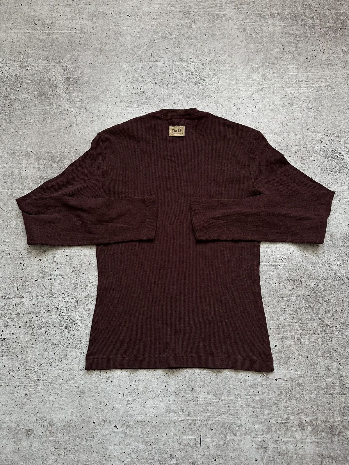 Dolce & Gabbana × Vintage Women's Dolce Gabbana Burgundy Light Sweater Size S / US 4 / IT 40 - 9 Thumbnail