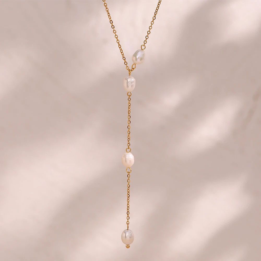 Jewelry × Vintage Freshwater Pearl Chain Necklace Size ONE SIZE - 6 Thumbnail